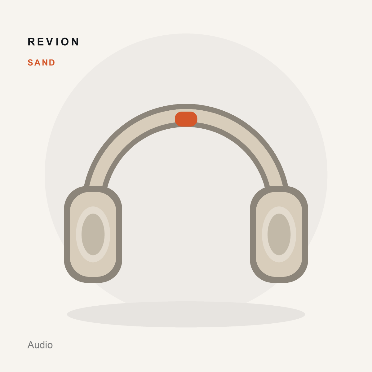 Pulse ANC Headphones in Sand