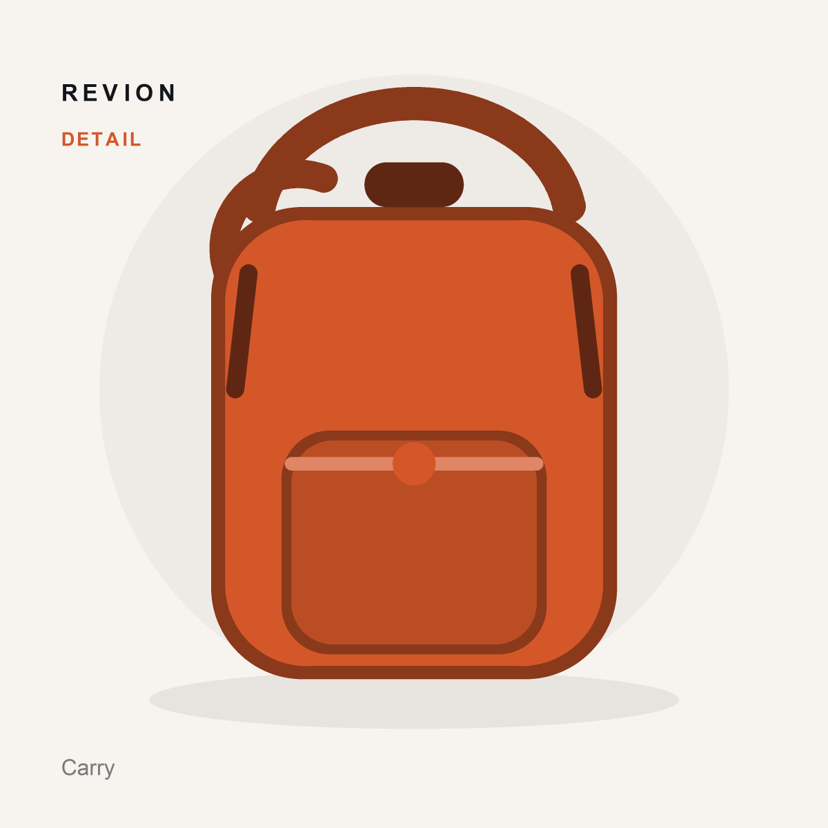 Transit 22L Backpack detail